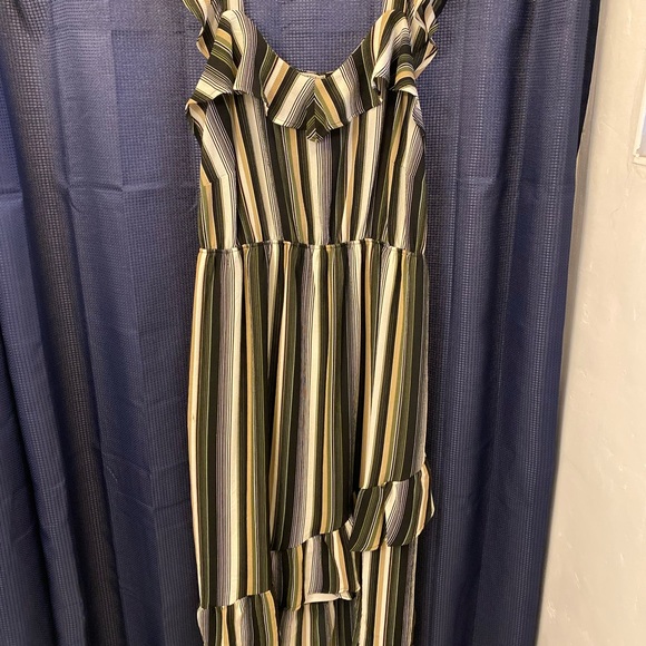 Striped Ruffle Dress - Picture 2 of 7